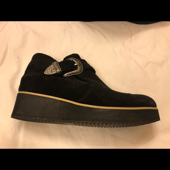 Free people platform suede boots - Picture 4 of 6